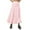 Pink, variant on Zhishanbh Clearance Skirts for Women Trendy Summer Women's Long Maxi Skirts Elastic High Waist Tiered Flowy Long Skirt Pleated Swing A Line Maxi Summer Beach Skirt Pink