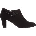 thumbnail image 4 of Womens Easy Street Jem Ankle Booties, Black Lam/Patent, 4 of 6