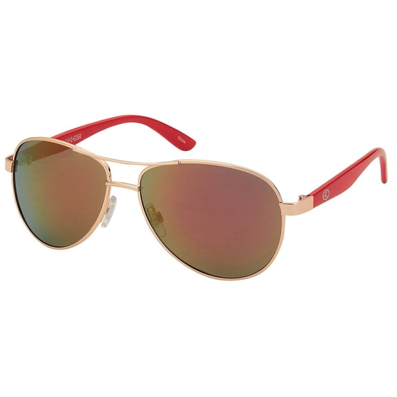 Unisex Aviator Polarized Sunglasses - Gold