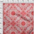 thumbnail image 3 of oneOone Cotton Cambric Pink Fabric Asian Block Tile Sewing Craft Projects Fabric Prints By Yard 56 Inch Wide, 3 of 4
