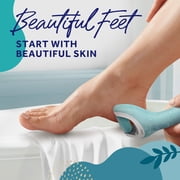 Amope Pedi Perfect Pro Rechargeable Foot File, Dual Speed with Diamond Crystals, for Hard & Dead Skin, 3 Ultra Coarse Refills