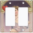 thumbnail image 6 of Metal Light Switch Plate Outlet Cover Romantic Angel Cupid Heaven Archway AGL005, 6 of 13