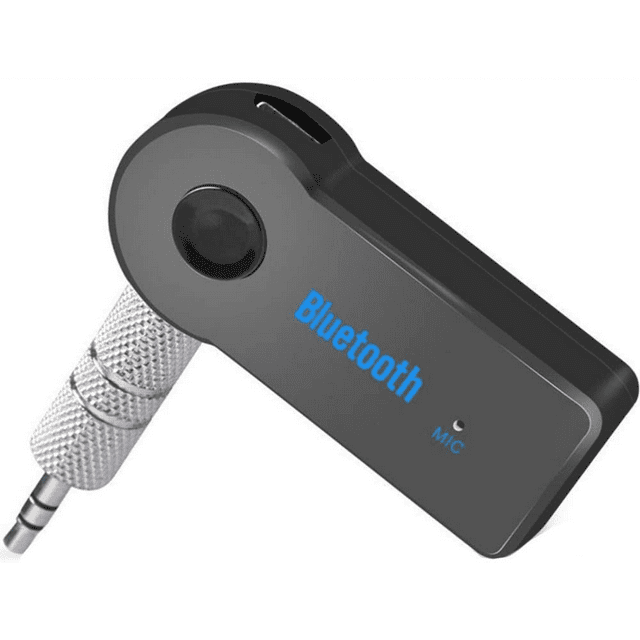 Mini Bluetooth Receiver For Samsung Galaxy Tab A 10.1 (2019) , Wireless To 3.5mm Jack Hands-Free Car Kit 3.5mm Audio Jack w/ LED Button Indicator for Audio Stereo System Headphone Speaker