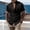 Shirts-Black, variant on Button Down Shirts for Men Short Sleeve Breathable Textured Fabric Stand Collar Shirt Casual Golf Slim Fit Tops Going Out Summer Daily Wear Navy XXL