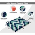 thumbnail image 3 of Vargottam Printed Indoor/Outdoor Chair Pads Non Slip Dining Chair CushionSquareShapedDining Chair Pad With String Ties Machine Washable & Home Decor Cushion- Set Of 2-Royal Blue, 3 of 8