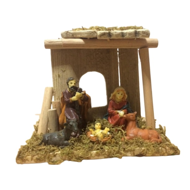 Estatuas de ,Colección de mesa de figuras de estatuas de ,Figuras religiosas de para decoración del hogar,conjunto de pesebre adornos Yuyangstore Estatuas de la Sagrada Familia