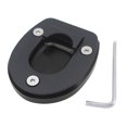thumbnail image 2 of Placa de extensión de ampliación de caballete lateral de aluminio para Vespa 300 2013-2019 negro Zulema Ampliador de caballete lateral, 2 of 8