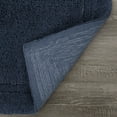 thumbnail image 7 of Jean Pierre New York Lydia Border 100% Cotton Bath Mat - Non-Slip Bath Rug - Midnight Navy - 20"x30", 7 of 7