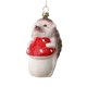 thumbnail image 2 of Adorno navideño de animal, decoración navideña para árbol, animal decorativo único erizo, 2 of 9
