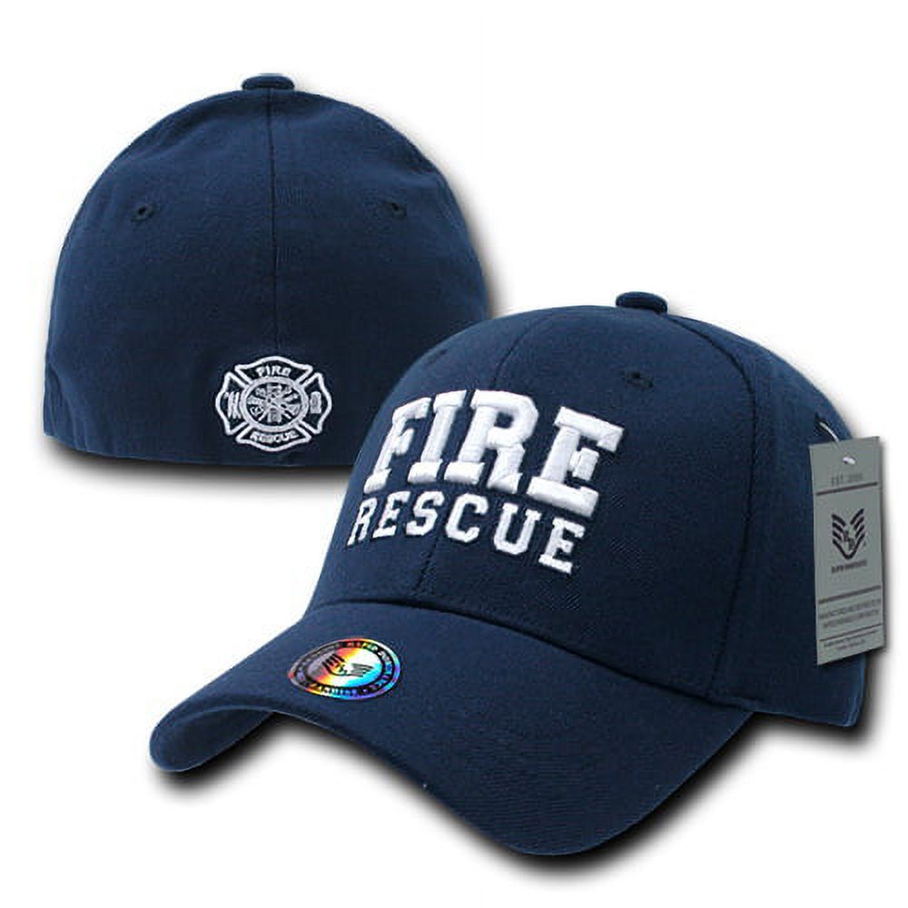 Rapid Dominance Fire Rescue FitAll Flex Mens Cap [Navy Blue - L/XL] - image 2 of 2