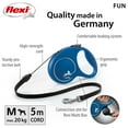 thumbnail image 2 of Flexi FUN Medium 5m Cord Retractable Dog Leash, 2 of 8