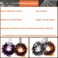 thumbnail image 6 of Halloween Wreath for Front Door, Halloween Gnome Outdoor Lighted Decorative Wreath, Front Door Wreath for Indoor Outdoor Halloween Home Party Decorations 19.2*11.41Inch, 6 of 6