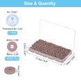 thumbnail image 2 of Uxcell Flat Round Clay Spacer Bead Bracelet Making Kit 4000Pcs Brown 6mm, 2 of 5