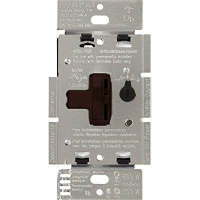 Lutron AYCL-153P-BR Ariadni Toggler 150 Watt Single-Pole 3-Way Dimmable CFL LED Dimmer,... by Lutron Electronics Company, Inc.