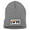 Heather Grey, variant on Top Headwear LGBTQ Love Pride Beanie - Men's Women's Winter Cuff Rainbow Beanie Cap, Black