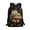 Bull Tractor Pattern, variant on Cute Cartoon Face Design Backpack for Students, 17 Inch Smooth Zipper Portable School Backpack for Outdoor Daily Use