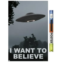 I Want To Believe Wall Poster, 22.375" x 34"