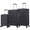 Black, variant on TUCCI Italy Avenza 3-Piece Hardside Spinner Luggage Set, Lightweight 20" 24" 28" Suitcases with Combination Lock - Gray