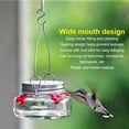 thumbnail image 3 of Hummingbird Dish Feeder, Wide Mouth Hummingbird Feeder Outdoor Portable  For Balcony, 3 of 8