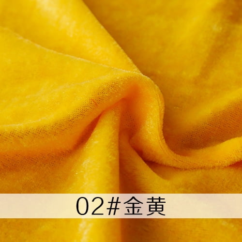 Namzi Sewing & Craft Fabric - golden yellow Material for Sewing, 1 Piece 1m×1.6m Velvet Sewing Supplies Fabric, Premium Craft Fabric for Stage Curtains, Home Decor & Upholstery