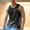 Black, variant on Mens Round Neck Sleeveless Tank Tops Summer Casual Sport Gym Slim Fit Blouse Vest T Shirt