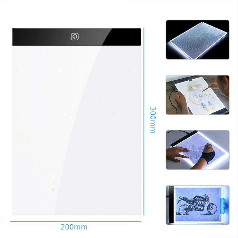 Dimmable A4 LED Drawing Pad Drawing Board, Adjustable Brightness Painting  Pad Light Up Board