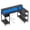 Black, variant on Topcobee 53" Gaming Table with USB Charging Port and LED Light, Reversible L-Shaped Table with Power Socket and Monitor Stand, Standing Desk for Apartment, Modern Furniture for Bedroom, Black