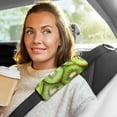thumbnail image 6 of WOBOGO Kiwi Fruit Pattern Seat Belt Cover 2 Piece Soft Comfort Driving Shoulder Pad Suitable for All Cars and Backpacks, 6 of 8