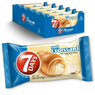 7DAYS Soft Croissant Variety Pack 2.65oz 24 Count Ready to Eat