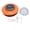 Orange, variant on YAHHU Interactive Treat Dispenser Electric Cat Feeder Toy with Bell Ball Smart Sensing, 7.87 inches / 20 cm, Blue