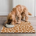 thumbnail image 2 of Dog Food Mat with Glitter Leopard Print, Absorbent Waterproof Pet Feeding Mat, Non-Slip, Quick Dry, Easy Clean Mat Featuring Fashionable Animal Spots and Texture, 2 of 7