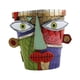 thumbnail image 4 of Estatua decorativa de resina con forma de cabeza para maceta, adorno divertido para patio, plantas, jardín, granja, abstracto, 4 of 8