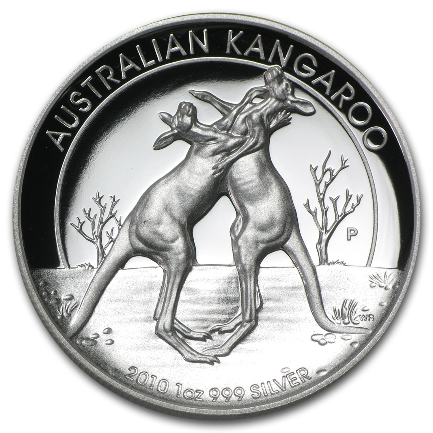 2010 HIGH RELIEF PROOF KANGAROO IN OGP-FREE SHIPPING 