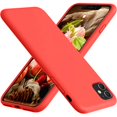 thumbnail image 1 of Designed for iPhone 12 Mini Silicone Case, Protection Shockproof Dropproof Dustproof Anti-Scratch Phone Case Cover for iPhone 12 Mini, Red, 1 of 4