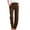 Brown, variant on Spring's Coming Denim Pants for Women Plus Size,GaThRRgYP Women's Casual Wide Leg Pants Solid Elastic Waist Loose Long Pants with Pocket