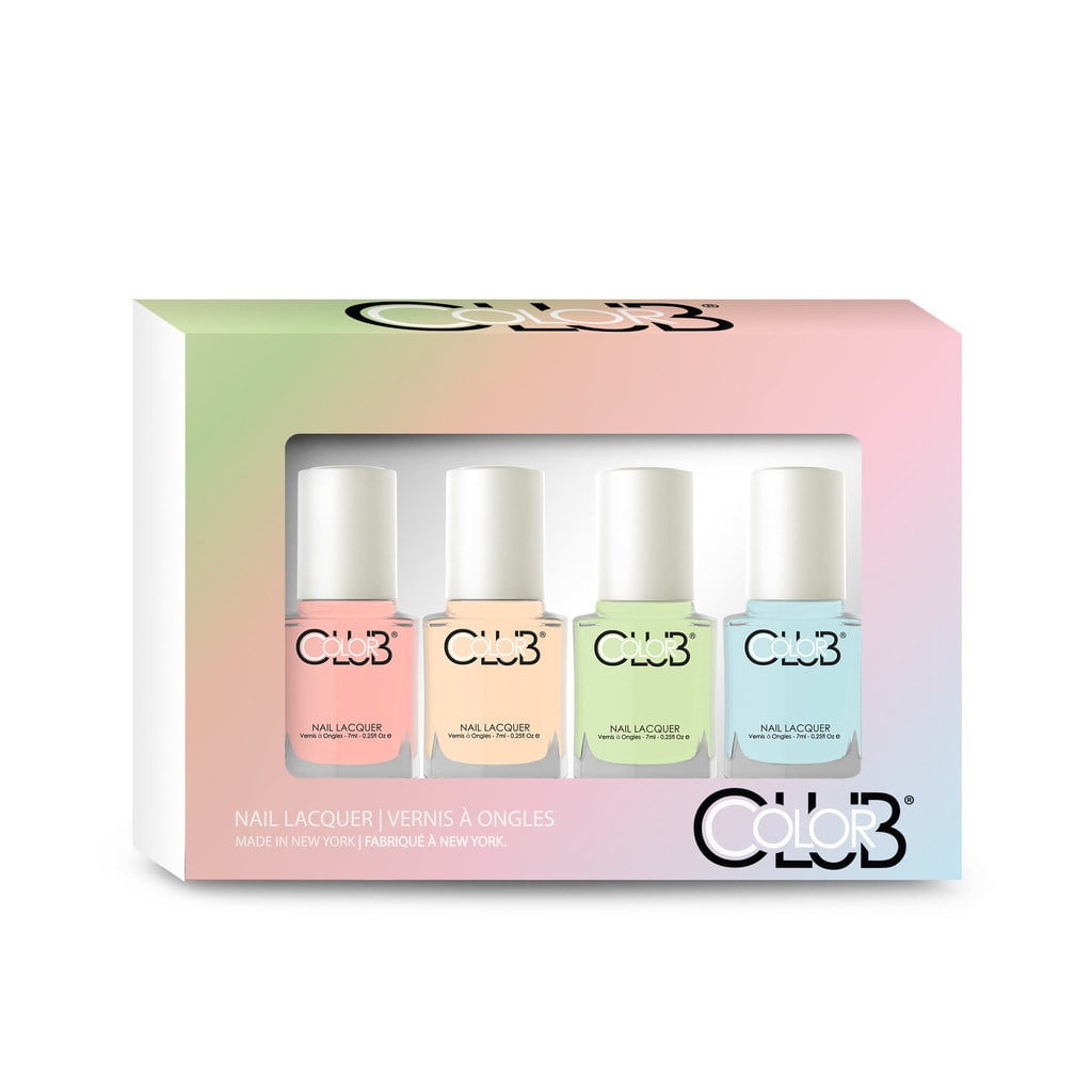 4Piece Mini Nail Polish Gift Set Pastel Neon