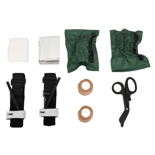 Kit de supervivencia de primeros auxilios Bolsa de emergencia IFAK Bolsa EDC para militar al aire libre Configuración de primeros auxilios para acampar