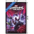 thumbnail image 3 of Marvel's Guardians of the Galaxy Video Game - Key Art Wall Poster, 22.375" x 34", Framed, 3 of 3