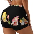 thumbnail image 1 of Fotbe Hello Summer Gnome Shorts Sin Costuras – Shorts Deportivos de Cintura Alta para Mujer, Elásticos para Gimnasio, Yoga, Running o Ciclismo-XX-Large, 1 of 8