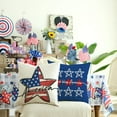 thumbnail image 5 of 4th of July Decorations Pillow Covers 18x18 Set of 4 America Flag Stars and Stripes God Bless America Throw Pillow Covers Patriotic Pillows Memorial Day Decor Cushion Case, 5 of 5