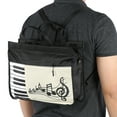 thumbnail image 3 of Easily Closed Japanese Style Bag, Reusable Oxford Bag, For Home Saxophone School Musical Instrument Accessories Black, 3 of 8