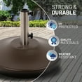 thumbnail image 6 of US Weight Fillable Free Standing Umbrella Base - Bronze, 6 of 9
