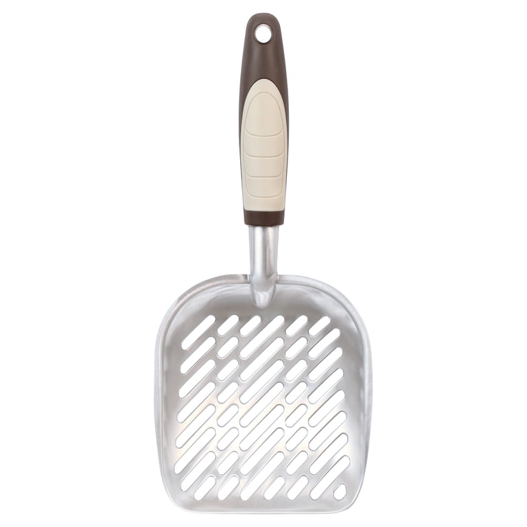 Petmate Aluminum Metal Cat Litter Scoop with TPR Handle photo 2