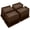 Brown 4 Pack-6 Inch, variant on 6 Inch Brown 4 Pack Furniture Risers, For Sofa Table Desk Headboard Chair