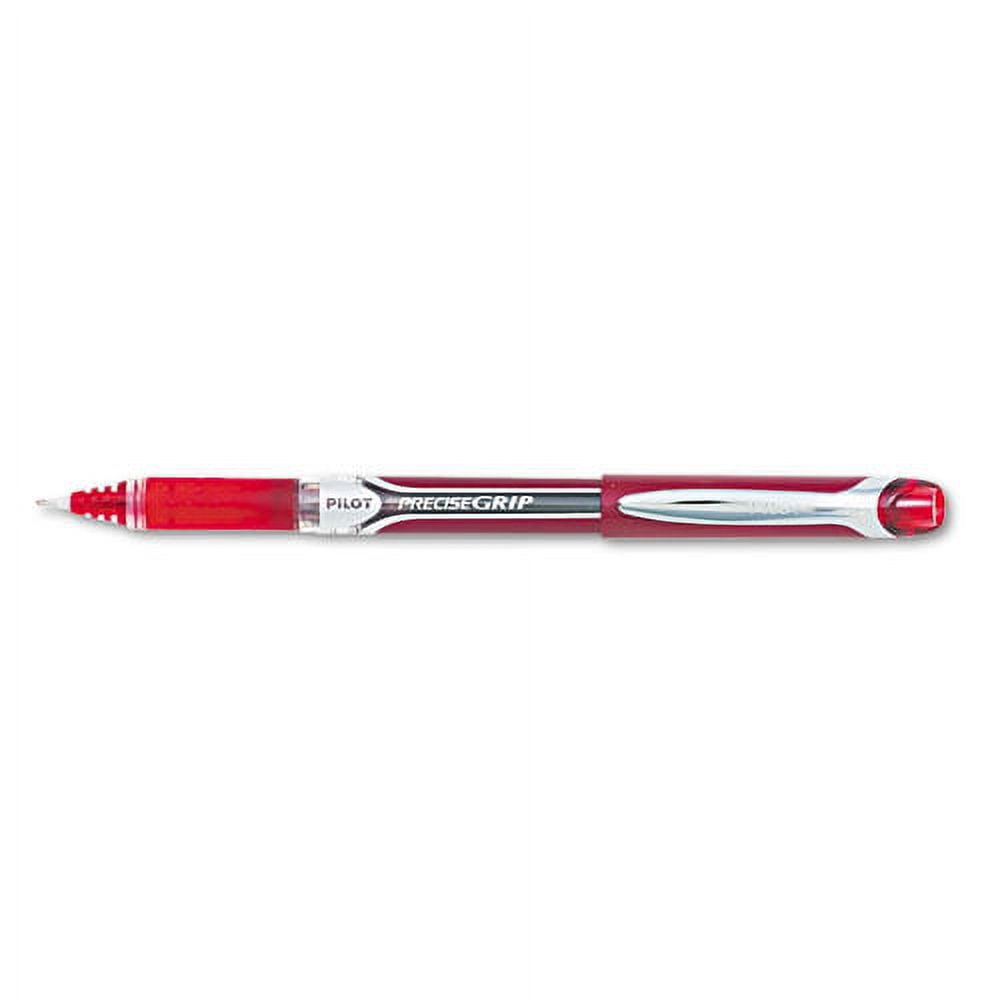 Precise Grip Roller Ball Pen, Stick, Bold 1 Mm, Red Ink, Red Barrel | Bundle of 5 Dozen
