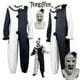 thumbnail image 1 of Scary Clown Costume Jumpsuit with Mask for Halloween Men and Women, 1 of 3