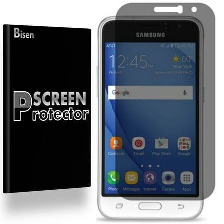 Samsung Galaxy Luna [BISEN] Privacy Anti-Spy Screen Protector, Anti-Scratch, Anti-Shock, Anti-Bubble