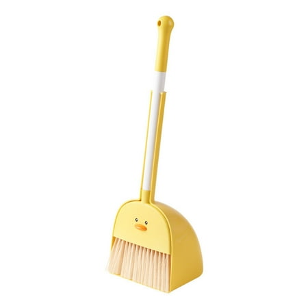Mini Broom with Dustpan for Kids Household Cartoon Mini Dustpan and Broom Combination Kindergarten Toy Baby Learning Sweeping and Playing House Children s Broom