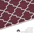 thumbnail image 4 of SussexHome Pets Ultra-Thin Cat and Dog Litter Mat for Litter Box - Washable Soft Natural Cotton Cat and Dog Feeding Mat - Paws-Kind Slip Resistant Place Mat - 2' x 3', 4 of 7