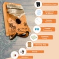 thumbnail image 2 of Piano Thumb Orora Kalimba de 17 teclas con cancionero y accesorios, 2 of 6